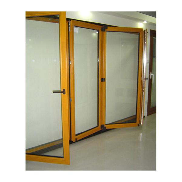 Buy cheap KDSBuilding Exterior Triple Pane Soundproof Insulated Main Entrance Wooden Folding Door Design from wholesalers