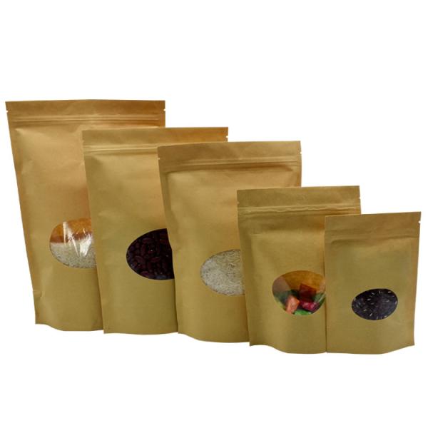 Buy cheap Meat Printable PET 160g Kraft Stand Up Pouch from wholesalers
