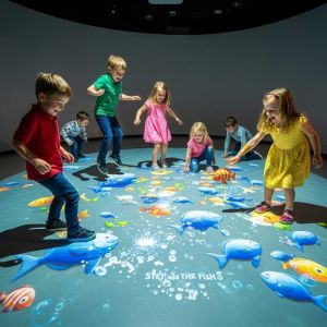Buy cheap Interactive Floor Projection Game: Step on Fish Fun from wholesalers