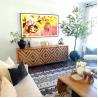 Buy cheap Custom Wooden Kitchen Sideboard Media Console With Glass Doors from wholesalers