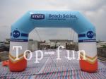 PVC coated fabric inflatable advertising arch , durable waterproof outdoor