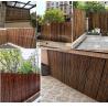 Buy cheap 150cm Nature Colored Decorative Bamboo Fence For Garden Backyard Border from wholesalers