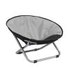 Buy cheap Folding Black Elevated Dog Bed Chair Portable Round Elevated Cat Bed Waterproof Puppy Papasan Chair Pet from wholesalers