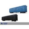 Buy cheap Large Covered Railway Box Wagon Car 145m3 Capacity 1435mm Rail Gauge from wholesalers