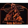 Buy cheap Halloween Haunted Spooky Led Edge Lit Sign Acrylic 21cm 240vac from wholesalers