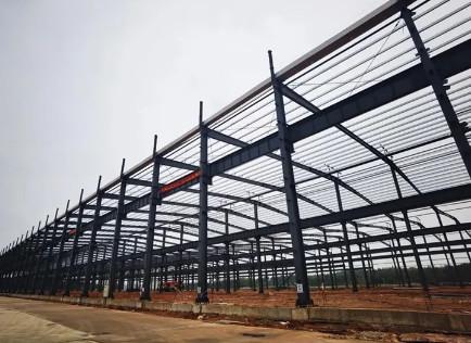 Buy cheap Q345 Steel Frame Fabrication Steel Structure Prefabricated Industrial Prefab Buildings from wholesalers