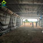 Black White Film Single Span Small Tunnel Custom Light Deprivation Greenhouse