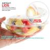 Buy cheap 18oz Clear Plastic Salad Bowls With Lids Disposable (50 Pack) Mini Takeout Container Snap On Lid For Fruit Salads from wholesalers
