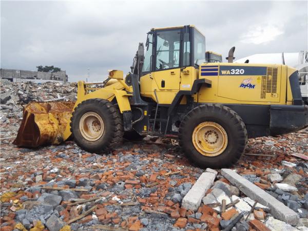 Buy cheap WA320-5 Used KOMATSU Loader 66HP Engine Power Hydrostatic Transmission from wholesalers