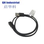 4Pin 2.54mm Pitch I Shape Precision Amphenol Connector magnetic spring loaded