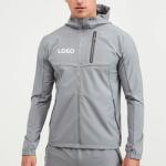OEM men custom logo streetwear windbreaker rain jacket nylon softshell tactical