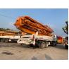 Buy cheap ISO90001 49m Refurbished Concrete Boom Truck White Color Actros Chassis from wholesalers
