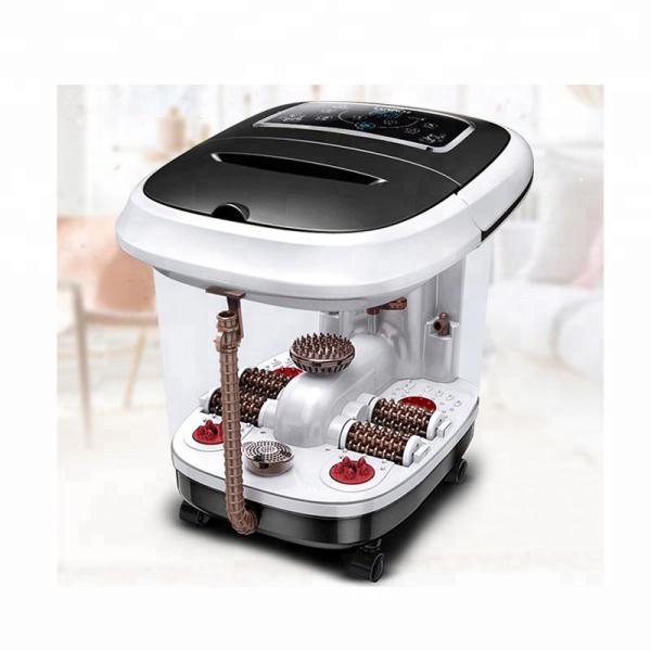 Buy cheap Convenient Bucket Handel Foot Bath Massager Black Or Customized Color from wholesalers
