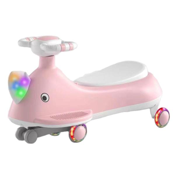Storage Box Dynamic Music and Lighting Plastic Ride On Car for Kids Balanced