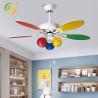 Buy cheap SENKAI Modern Color Fan Blade Remote Control Led Ceiling Light Living Room Ceiling Fan With Light from wholesalers