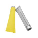 Plain Weave 6 Inch Twill Stainless Steel Filter Tube Metal Mesh NPT Beer