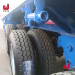 CCC Tri Axle Truck Semi Trailers 60t Flatbed Trailer Truck