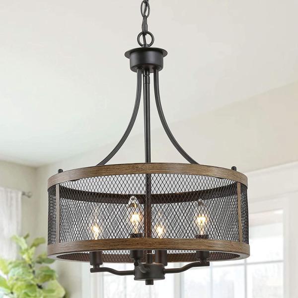 Buy cheap Industrial Retro Ceiling Lamp American Farmhouse Wood Grain Lamp Dining Room Porch Lighting(WH-VP-243) from wholesalers