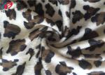Animal Printed Velboa Fabric Polyester Velvet Fabric For Upholstery