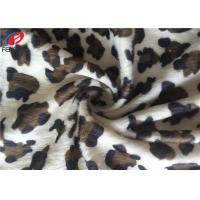 Buy cheap Animal Printed Velboa Fabric Polyester Velvet Fabric For Upholstery product