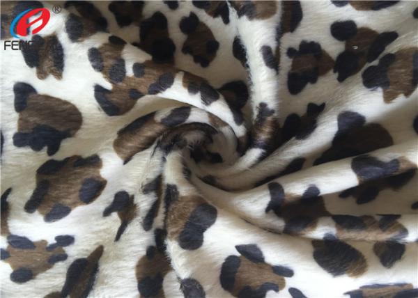Buy cheap Animal Printed Velboa Fabric Polyester Velvet Fabric For Upholstery from wholesalers