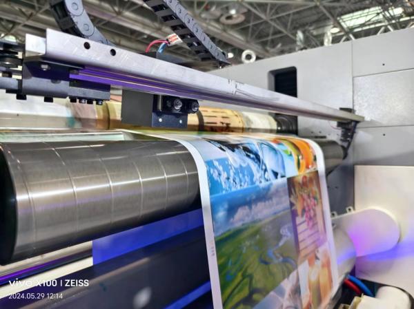 Buy cheap Die Cutting Automatic Flexo Printing Machine 1200mm Length Multiple Function from wholesalers