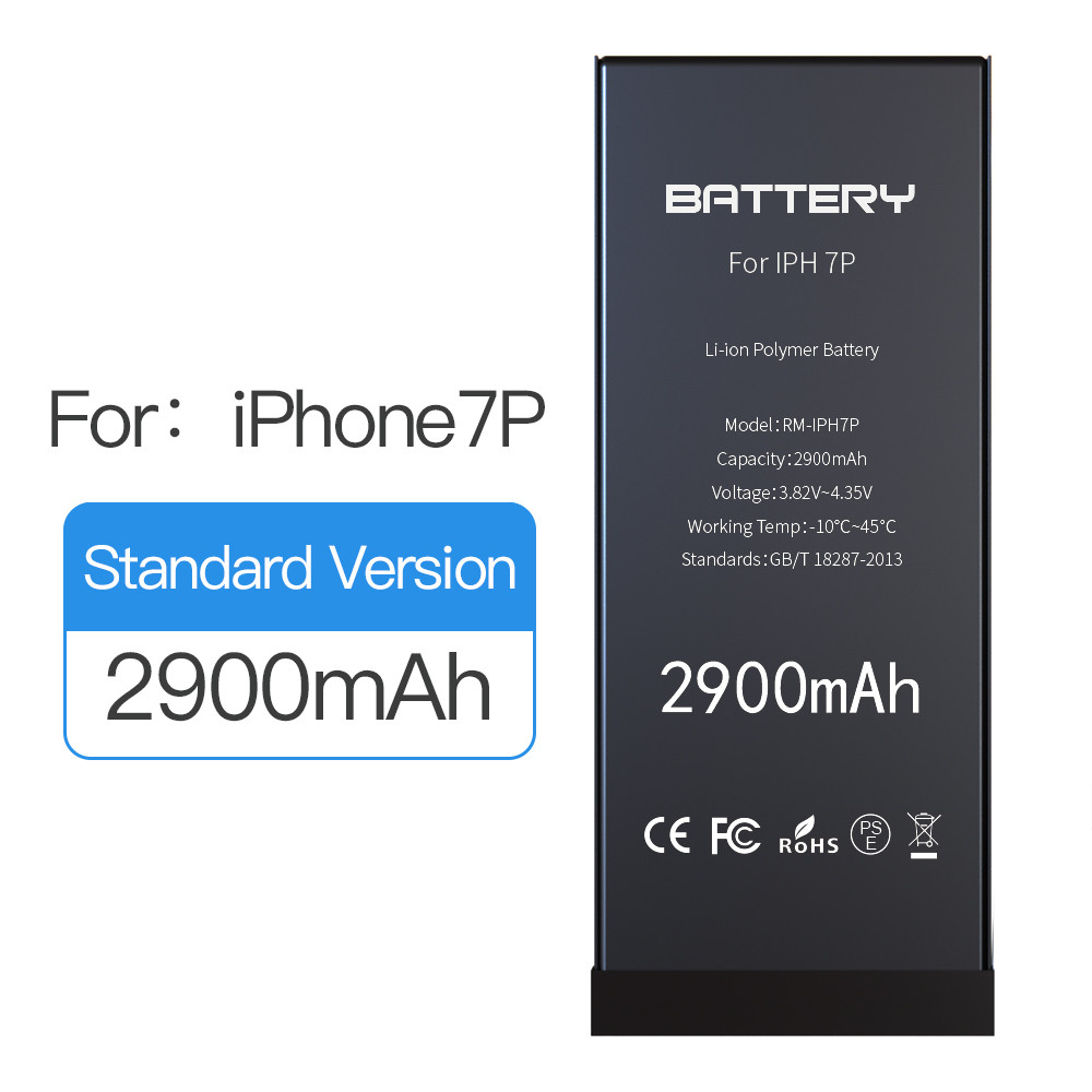 Mobile Phone Iphone 7 Plus Battery Lithium Polymer Eco - Friendly Full Cobalt