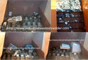 Wholesale Industrial E Waste Shredder Custom Color PLC Control For Scrap Printer from china suppliers