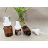 Buy cheap Amber PET bottle with fine mist sprayer in white color full overcap transparent from wholesalers