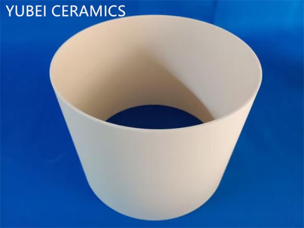 Buy cheap Large Diameter Alumina Ceramic Tubes Al2O3 Ceramic Sleeve High Temperature Resistant from wholesalers
