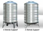 ISO9001 Rustproof 500 Gallon Stainless Steel Water Tank With Tap