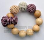 baby name pacifier holder, wood bead pacifier clip , baby shower gift, dummy