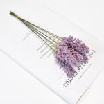Minimalist Faux Wheat Bouquet Realistic Fake Flowers 5x30cm Plastic