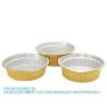 Buy cheap 270mm Diameter 3500ml Golden Series Aluminum Foil Baking Round Shape Pan/Container With Lid For Fast Food Packing from wholesalers
