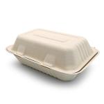 9 Inch Microwave Safe Pulp Food Container Paper Pulp Containers
