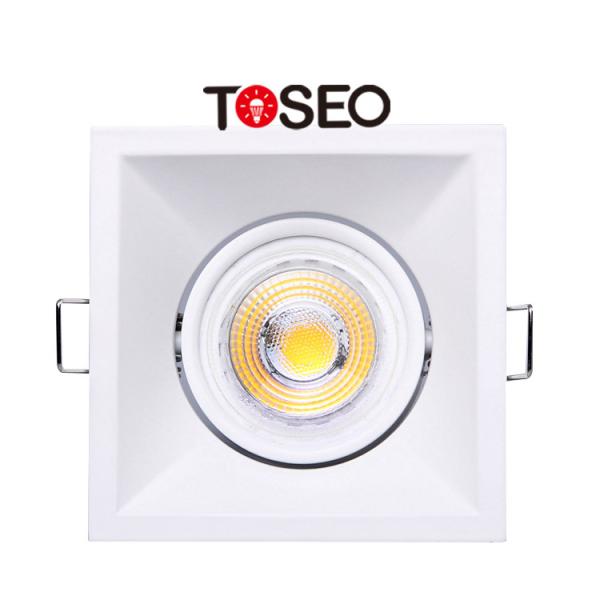 Buy cheap White Anti Glare Office LED Downlights Mr16 Housing Square Adjustable Downlight from wholesalers