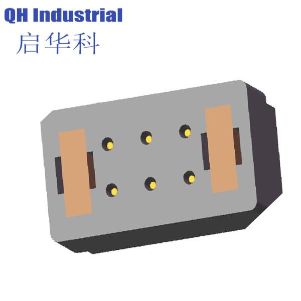 Buy cheap 6Pin France Cable Connector Magnetic Spring Loaded Connector Magnetic spring loaded pin Cable Connector from wholesalers