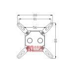 CPU Water block,Radiator,MS-030K-AL,Aluminum/Stainless steel/Red copper.Rohs