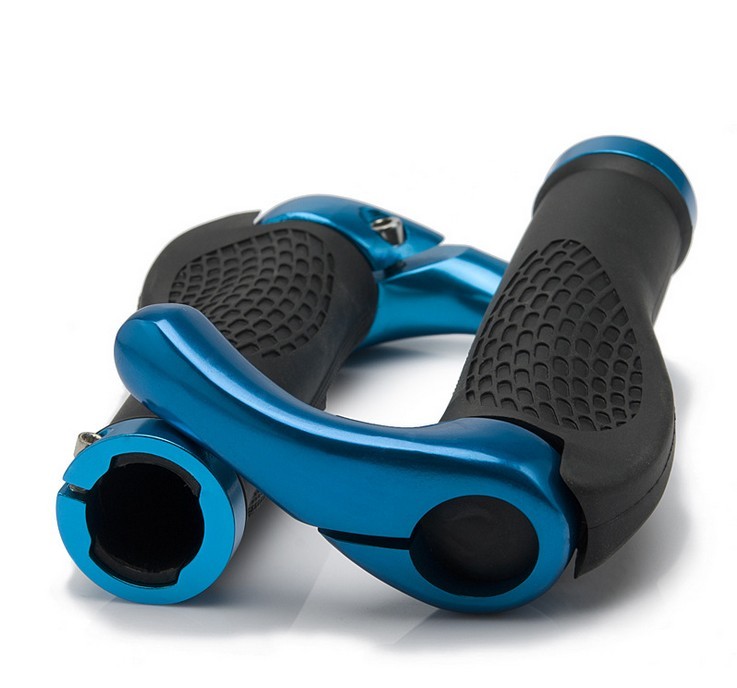Mountain Bike Spare Parts Rubber Aluminum 225cm Bike Horn Grips