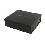 Buy cheap Luxury Rigid Cardboard Collapsible Folding Packaging Black Clothing Boxes With Magnetic Closure from wholesalers