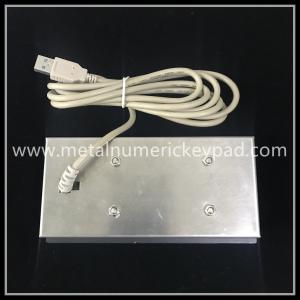 China Vandal Resistant Stainless Steel Keypad 21 Key 3x7 Matrix Metal Numeric Keypad on sale