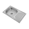 Buy cheap Above Counter Big Basin SS Kitchen Sink With Single Drainboard from wholesalers