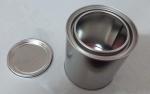 1 Gallon Metal Empty Clear Paint Pail Bucket With Lid