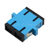 Buy cheap Single Mode Duplex Plastic Fiber Optic Adapters SC UPC To SC UPC Blue product