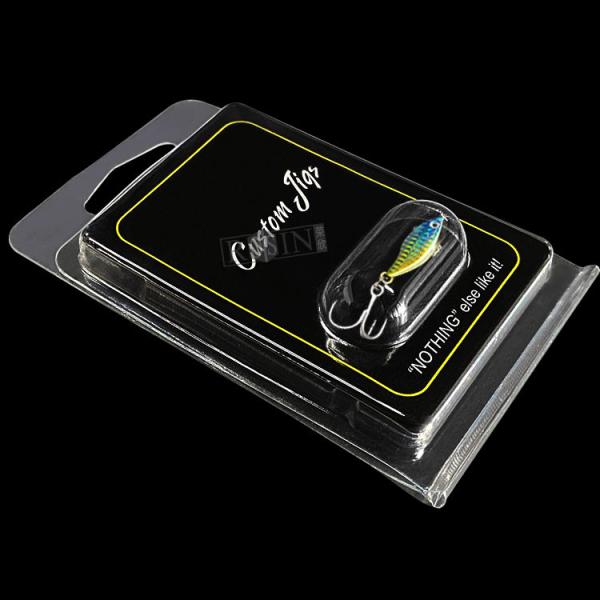 Buy cheap Hinge Clamshell Fishing Bait Packaging Vacuum Forming Custom Bait Packaging from wholesalers