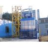 Buy cheap Building Material Cage Hoist 1200kg Red Painted 3.6 x 1.5 x 2.5m from wholesalers