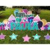 Buy cheap 3mm 4mm Coroplast Yard Letters Corrugated Plastic Happy Birthday Sign from wholesalers
