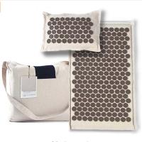 Buy cheap 63.5*38.1*2.5cm High Stretchable Gray Massage Acupressure Yoga Mat With Spikes product