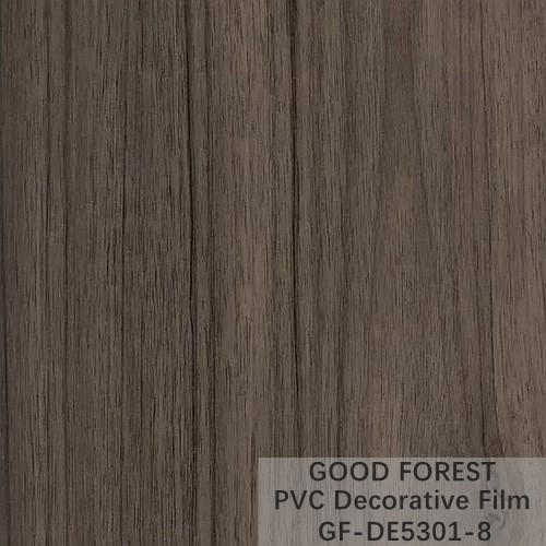 Buy cheap Partition PVC Decorative Film 0.25mm - 0.60mm Thickness Dark Grey Color from wholesalers