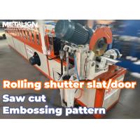 Buy cheap Electric Decoiler Precision Rollformers Metal Slat Production Line Space Saving product